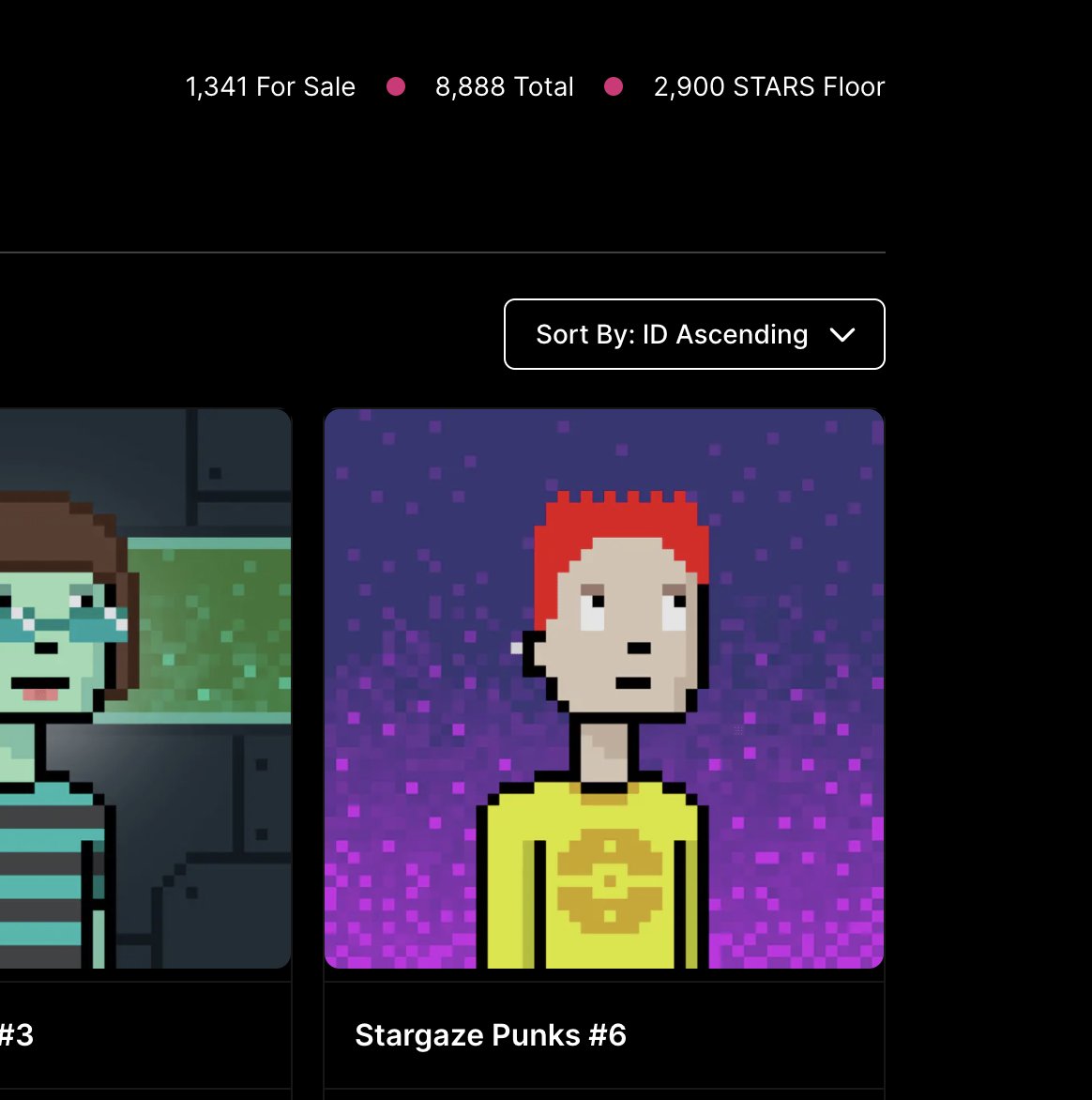 A few Marketplace updates:
- Sort by token ID
- See total number in collection
- Update price of a listing
More coming this week :)
app.stargaze.zone/marketplace