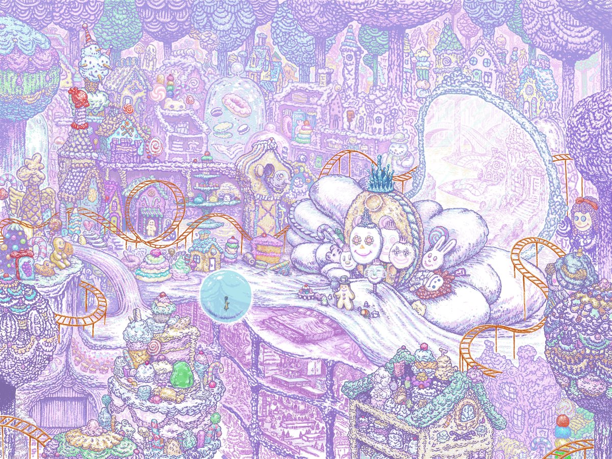 NathanSpoor's tweet photo. Digital procreate sketch for a painting idea called Princess Moonpie.

#digitalpainting #digitaldrawing #procreate #ipadpro #nathanspoor #suggestivism #surreal #art #painting #narrativeart #contemporaryart #candy #moonpie #princess https://t.co/G09yo4NQFq