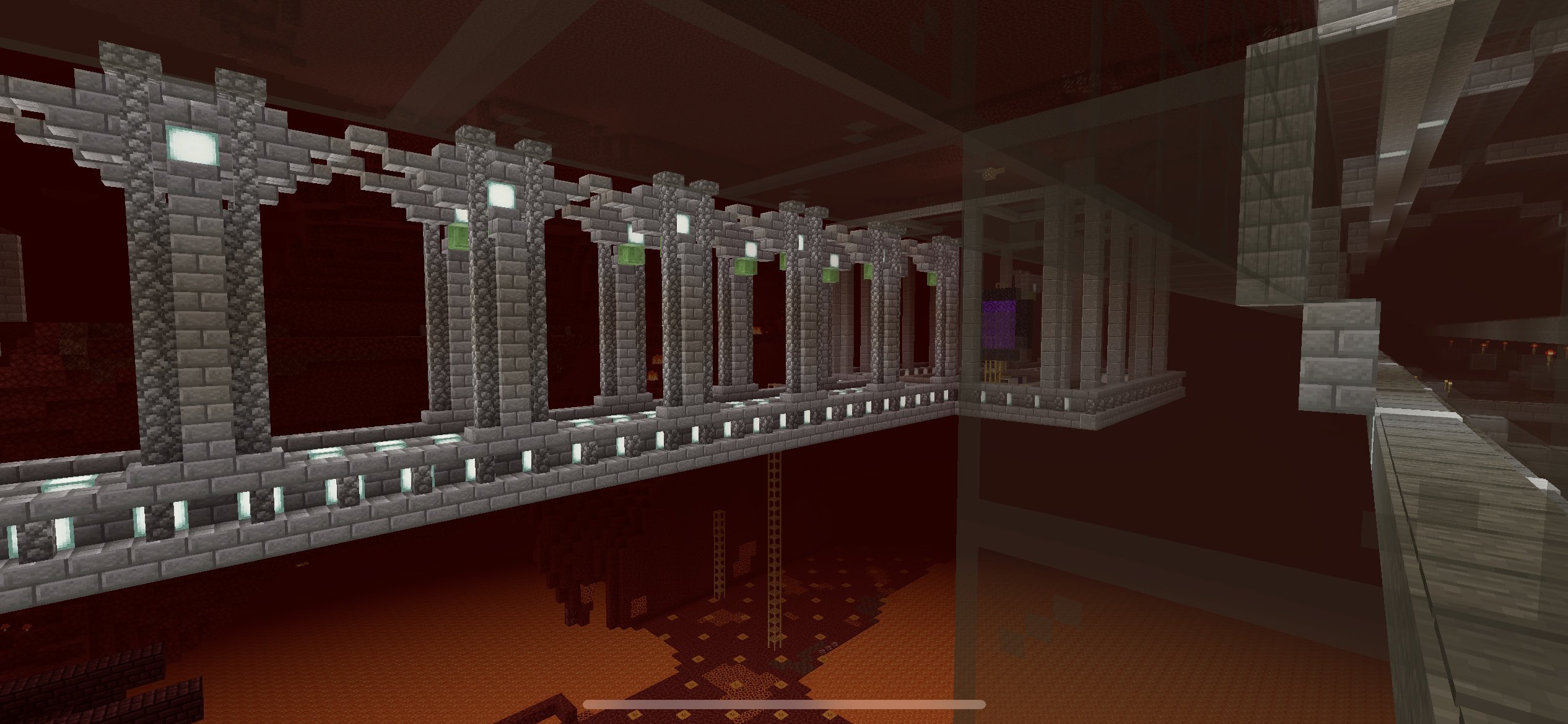 いくら ただ今こんな感じです ガストに狙われやすい通路ﾃﾞｽ Z ネザー通路 Minecraft T Co For51mox Twitter