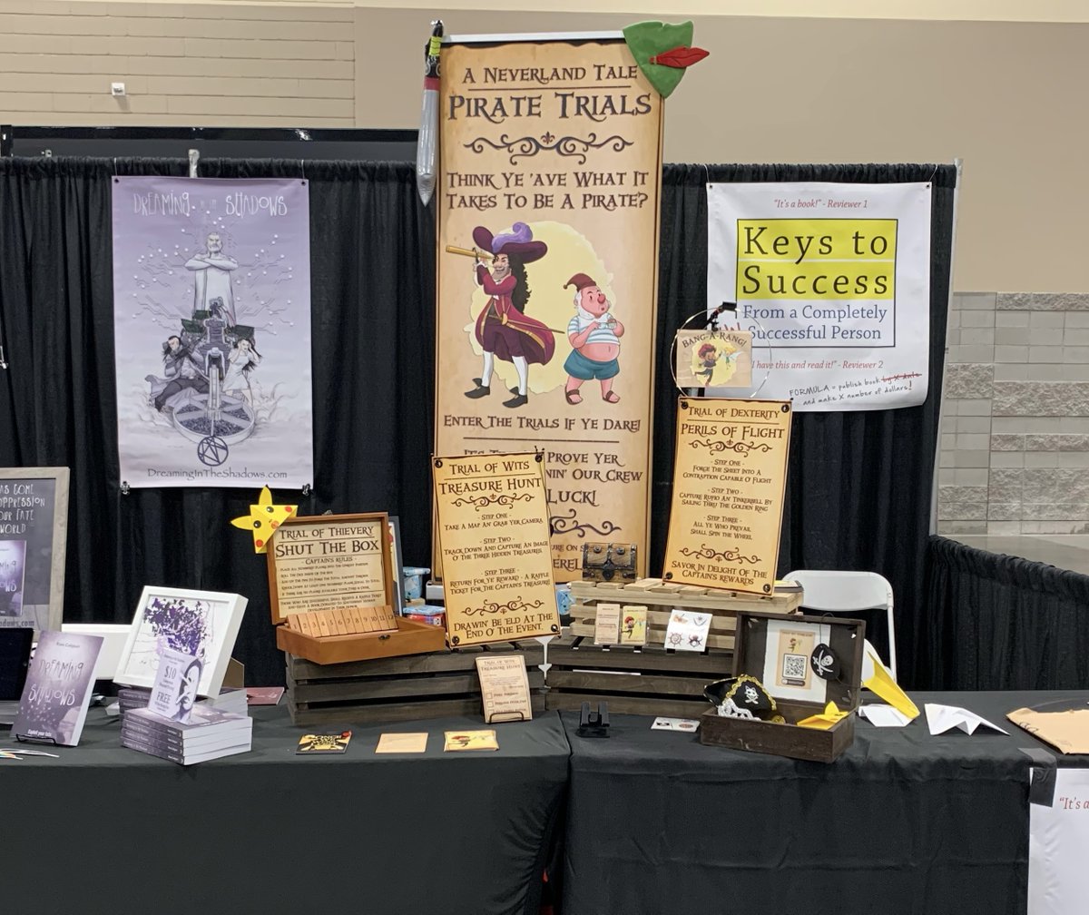 ANeverlandTale's tweet photo. Thanks to all who stopped by during PFF 2022 and making it such a great time! And if you haven’t already, be sure to sign up for our newsletter linked at https://t.co/HY7eOkkWft for the latest info on the book. 

Hope to see you at another conference soon! #oncewerelost https://t.co/iQJIVYusJ3