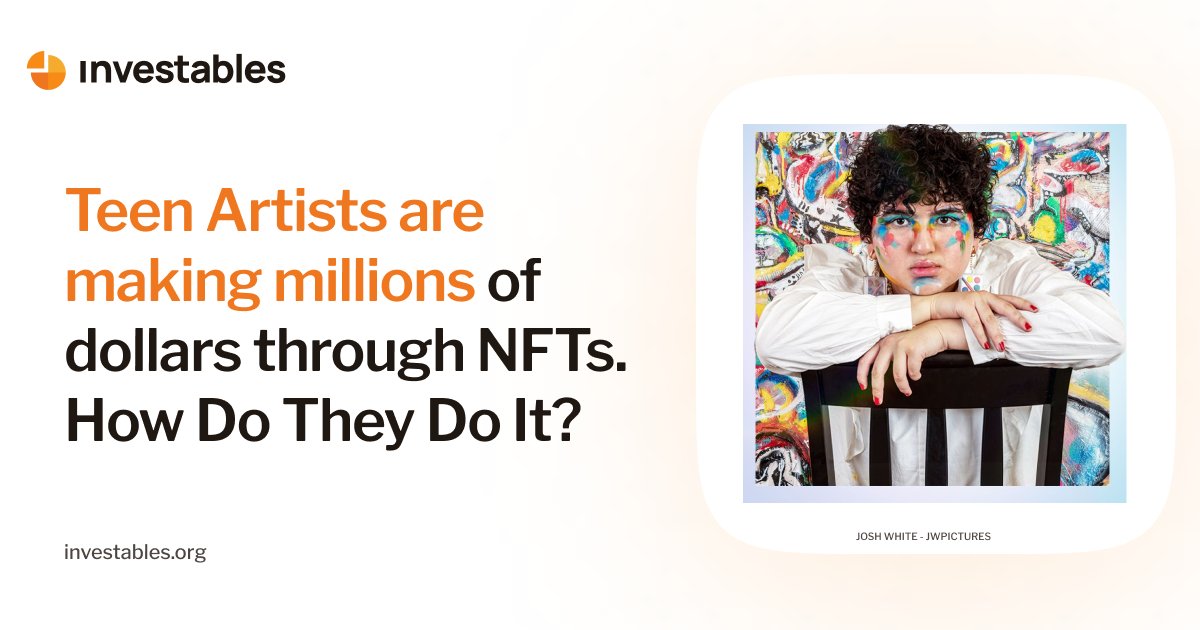 TryInvestables's tweet photo. #Stipp sold $20 to $70 logos to Discord customers. On a whim, he turned his astronaut cartoon into an NFT, auctioned it, and became a blue-chip artist overnight.
More: https://t.co/nImlFF1z7u
#NFTs #crypto #investments #investors
#NFTCommunity #CryptoCommunity https://t.co/Jaxfc3u7eI