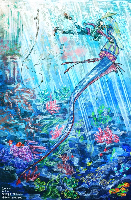 #今月描いた絵を晒そう 