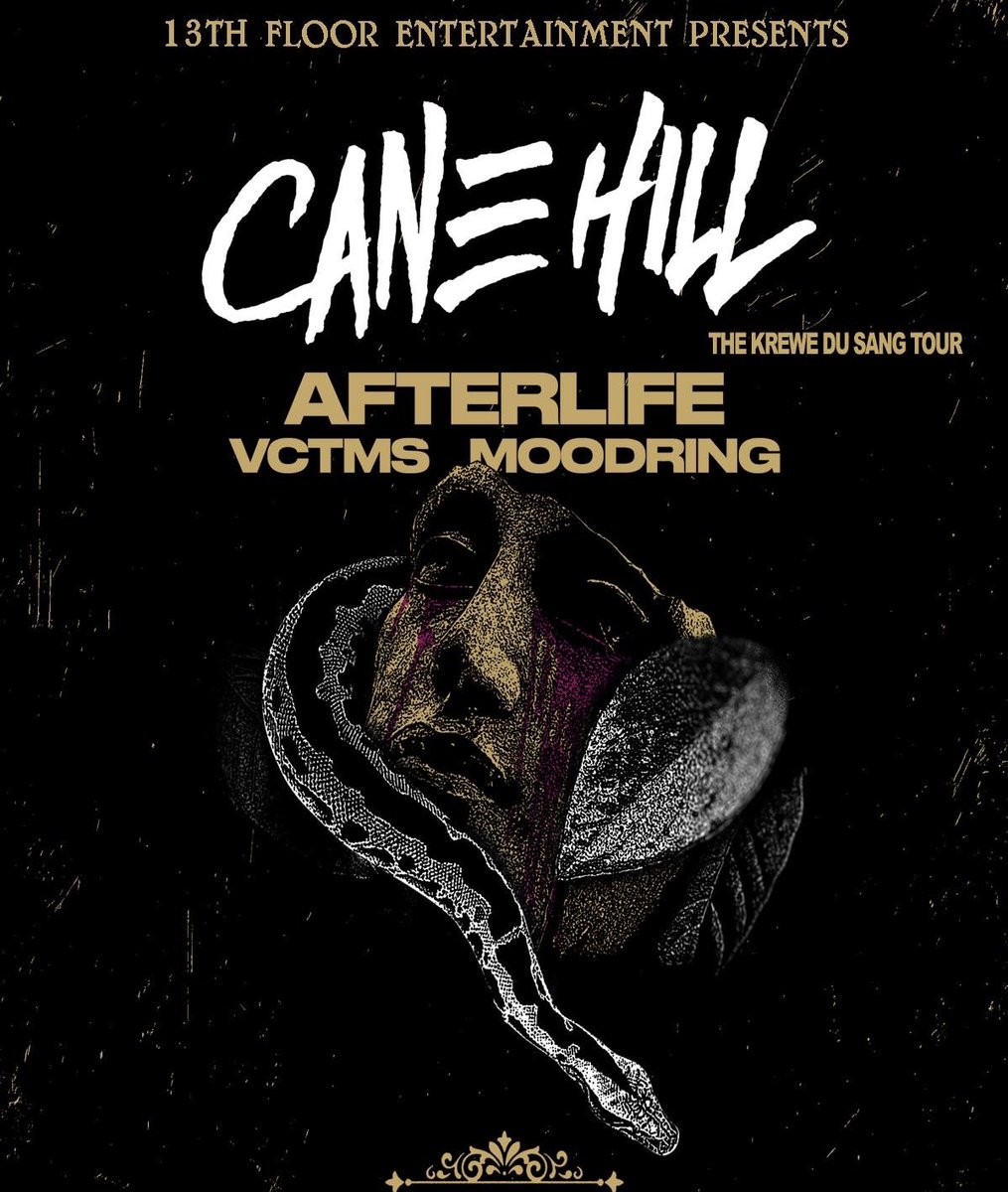 Join us Tuesday for Cane Hill 🤘