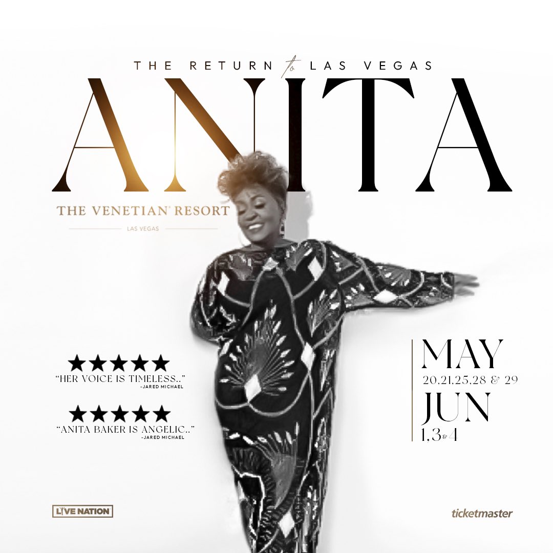 J_Michael95's tweet photo. Graphic Designer @jaredmichaeldesignco . 

So my FAVORITE  @IAMANITABAKER  announced she’s about to go on tour.  I designed something as if I was the lead designer for her marketing! Here are a few pieces I created. Let’s Work Ms. Anita!
https://t.co/nmtws44SEq
#anitabaker https://t.co/ijHmr5Hyrz