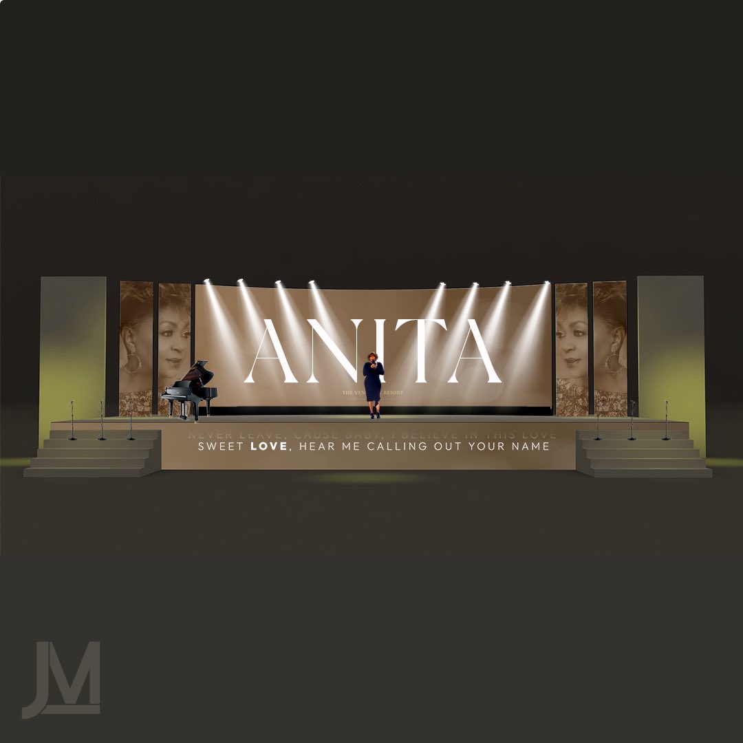 J_Michael95's tweet photo. Graphic Designer @jaredmichaeldesignco . 

So my FAVORITE  @IAMANITABAKER  announced she’s about to go on tour.  I designed something as if I was the lead designer for her marketing! Here are a few pieces I created. Let’s Work Ms. Anita!
https://t.co/nmtws44SEq
#anitabaker https://t.co/ijHmr5Hyrz