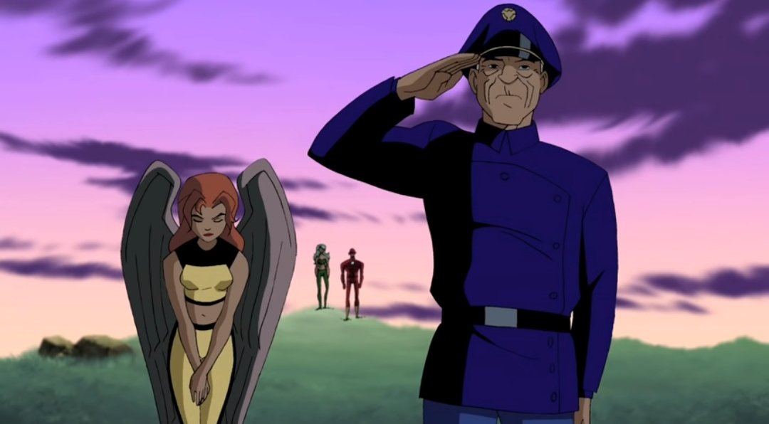 AnimatedJL's tweet photo. Fire: All I know is, Superman's gonna be pretty ticked that we let Luthor get away, just to keep some musty old museum from being destroyed.

Flash: It was worth it.

I Am Legion #MemorialDay #JLReunion https://t.co/TMTAmJFH2Q