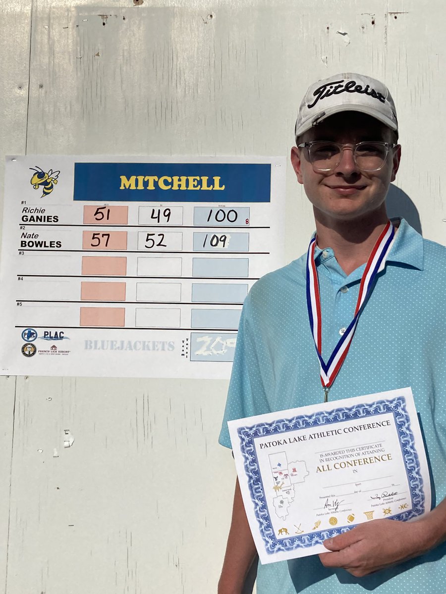 Congratulations to Richie Gaines on earning a spot on the PLAC all conference team!