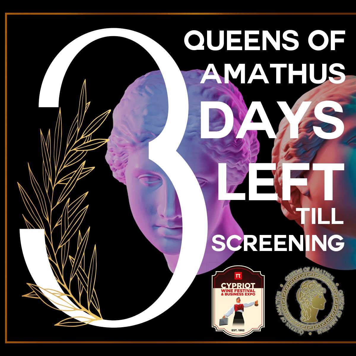 QAmathus's tweet photo. 3 DAYS LEFT TILL OUR SCREENING @CWFEXPO!
Whilst the countdown goes on - we quote an exemplary Queen Maria Xenides:
“I didn’t realise until now but I am a strong person. And I am so proud of our people - the Cypriots are survivors." 🇨🇾
#QueensofAmathus https://t.co/gw2MLmuOMW
