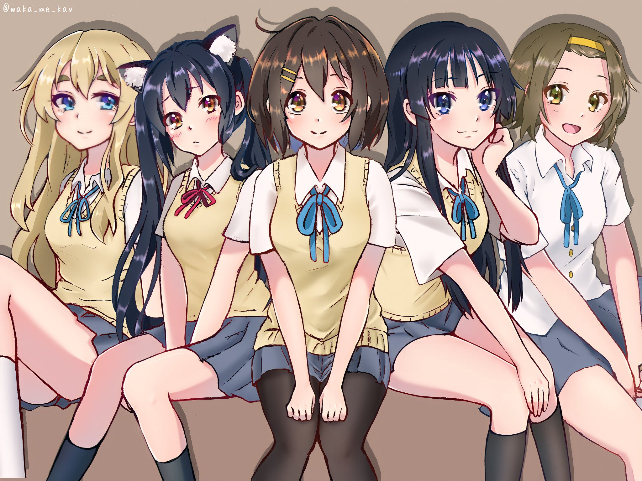 わかめかぶ けいおん イラスト T Co 9tkqqxqjiq Twitter