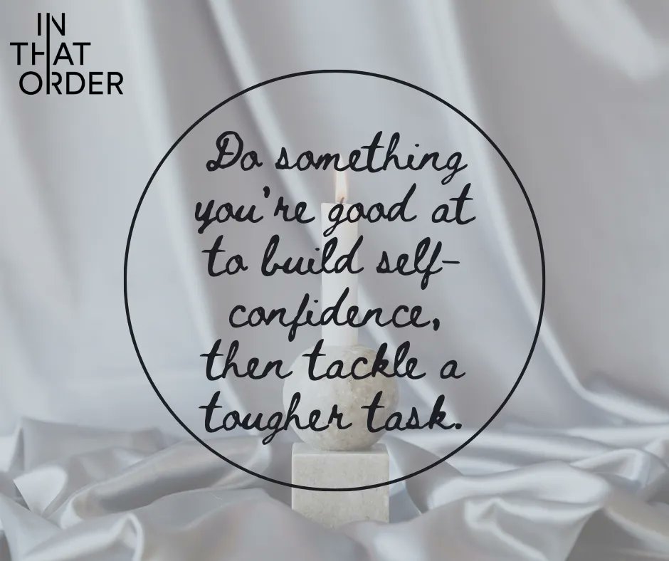 InThatOrderApp's tweet image. Daily application of this simple mental health tip at home can result in significant life changes. 
inthatorder.app

#mentalhealth #mentalhealthawareness #mentalhealthsupport #student #mentalhealthapp #inthatorder