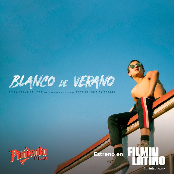 imcine's tweet photo. No olvides que 'Blanco de verano' está de #estreno en @filminlatino 🔥
#EsTuCine 👁️https://t.co/tymz27ZNfp
#VeamosLoNuestro https://t.co/aaOaDd4f3m