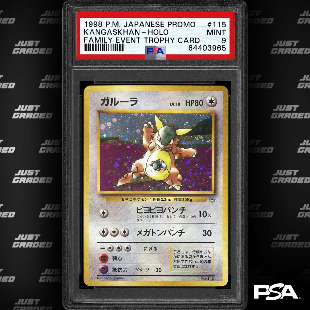 Pixeled Kangaskhan-Holo #115 Family Event Trophy Card - Pixeled