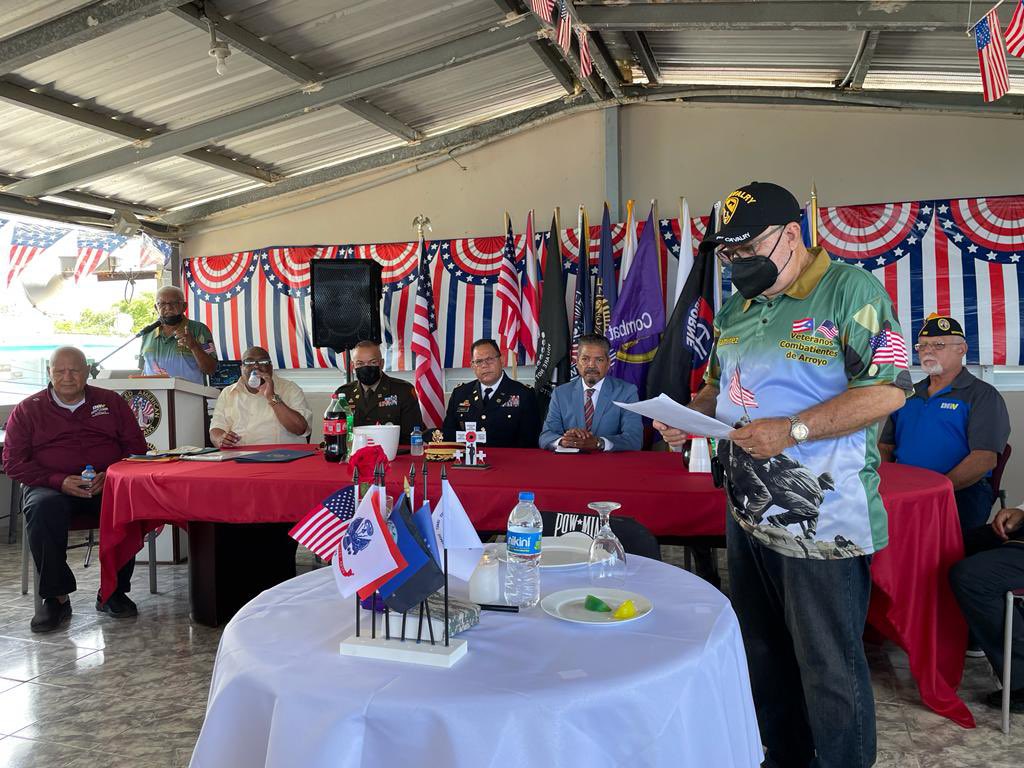 DavPuerto's tweet photo. We were asked by DAV chapter 8 in Arroyo to attend a Memorial Day event in Arroyo that was a combined event with the American Legion. It was an honor to attend the event https://t.co/SEF0N0fqOf