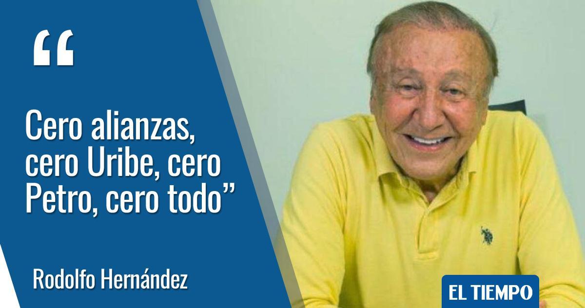 ELTIEMPO's tweet photo. 🔴 Rodolfo Hernández: 'Mi única alianza es con el pueblo colombiano'.

El candidato presidencial afirmó este lunes que seguirá siendo un candidato independiente. Esto fue lo que manifestó ► https://t.co/91GD3B5UId https://t.co/R22sFuvkuB
