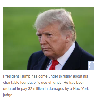 smc429's tweet photo. Remember when GOP's leader had to return the two million dollars he stole from a Veterans Fundraiser and moved into his campaign fund🙄 https://t.co/S30qrYoNIQ