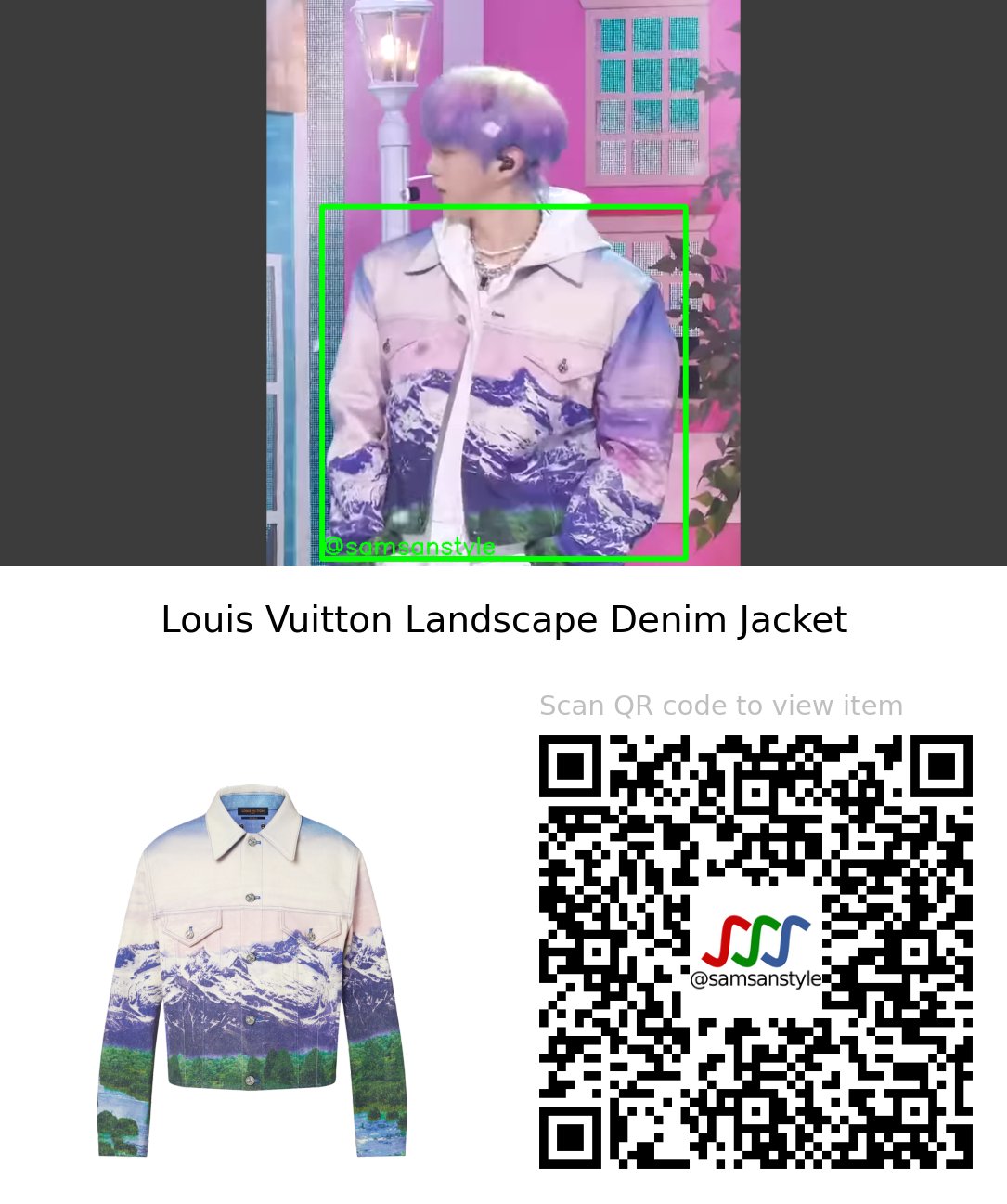 Louis Vuitton Landscape Denim Jacket