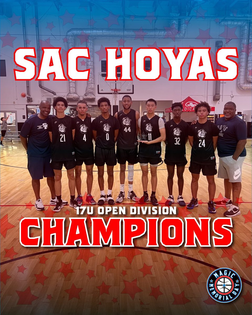 Congratulations to our 17u Open Division champions, Sac Hoyas! #mmd2022