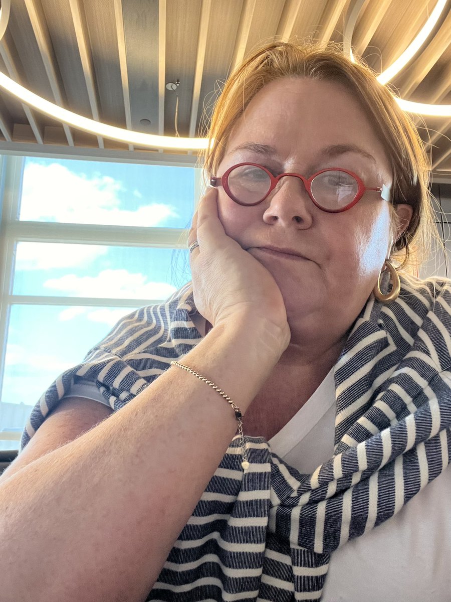 reenietalk's tweet photo. Frustrated w @KLM we had already checked in, gotten seat assignments - then they arbitrarily changed our seats so we are not together.They claim a “computer issue”. @Delta the partner airline is no help either we are now 3 hours late  due to “cleaning issues”. Not a fan https://t.co/hTPGDQRmSZ