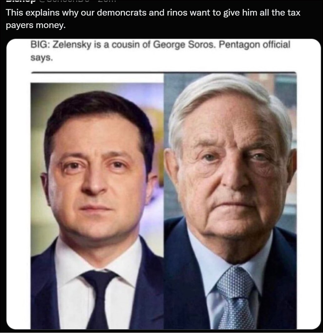 ASK SOROS HE'S THE ONE WHO WANTS THE  WAR IT'S HIS FIGHT NOT AMERICANS