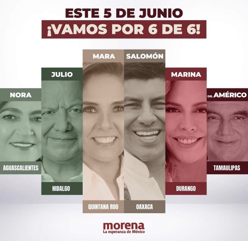 ElsyObradorova's tweet photo. @elleonnpo #VotoMasivoMorena2022
#6De6ParaMorena https://t.co/Bi3mED602I