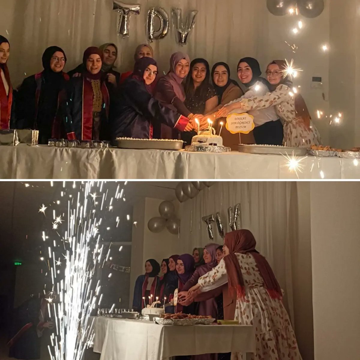 tdvyurtlar's tweet photo. 📢" Mezuniyetten Mesuliyete"

📍Antalya Yükseköğrenim Kız öğrenci Yurdu

 İl Müftüsü Nazif Fethi YALÇINKAYA, Akdeniz Ü. İlahiyat F. Dkn Ahmet ÖGKE,Akademi K. Orhan AKKOÇ, Akdeniz Ü. İlahiyat F. Doç Dr. Şeref GÖKÜŞ,İl V. Hatice ÖGKE'nin katılımıyla 28 öğrencimiz mezun oldu. https://t.co/fqU69P3z1b