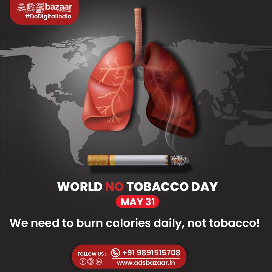 WeADSBazaar's tweet photo. Tobacco Kills.

On WorldNoTobaccoDay2022, let us not only pledge to stop using tobacco products but also give our best efforts to encourage others in doing so.

Say no to Tobacco!

#WorldNoTobaccoDay #WorldNoTobaccoDay2022 #NoTobaccoDay https://t.co/olie6s9zB3