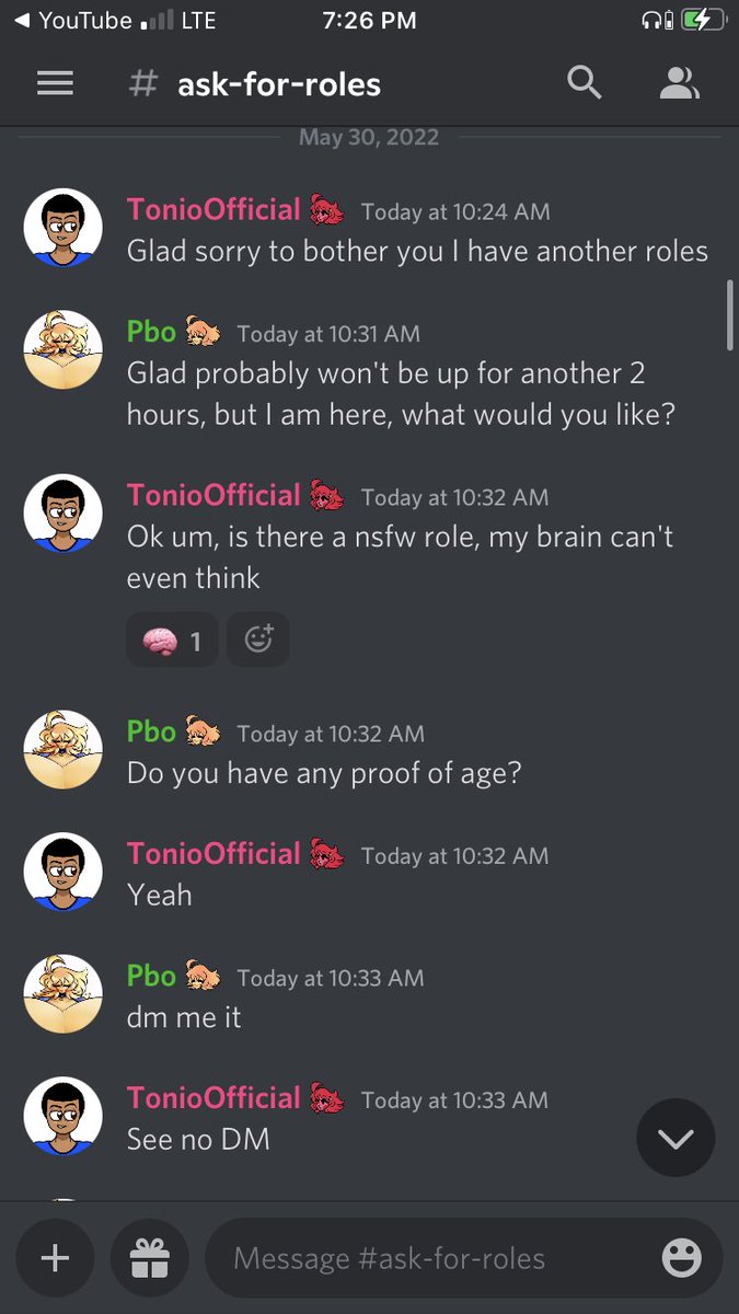 Meggy_Brawl72's tweet photo. @LT_OfficialArt Says the one that has VERY bad grammar AND don’t know how to simply DM someone AND can’t even prove your age, therefore you must be a whiny kid https://t.co/DTyAjsWfdQ