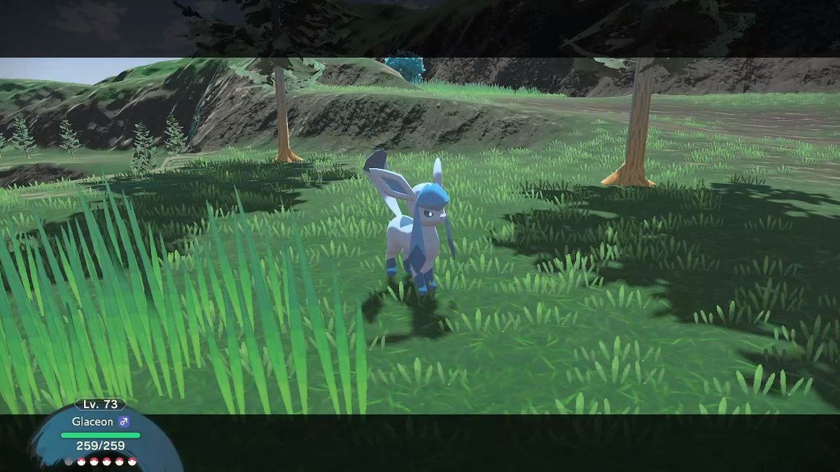 Darikyun's tweet photo. N who dsn't wanna see a cute #Glaceon!! :3
#Screenshot #Frames #FrameShot #Pokemon #PokemonArceus #PLA #PokemonLegendsArceus #NintendoSwitch https://t.co/p4raPqrpS1