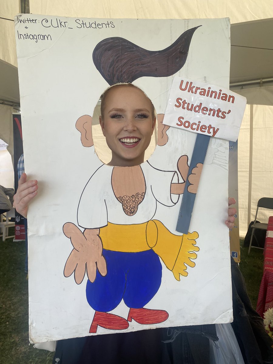 uofa_uss's tweet photo. After a few years of no festival we were so glad to be back at @UFestyeg 💙💛 comment your kozak pictures below! ⬇️ https://t.co/8i87LD0NAw