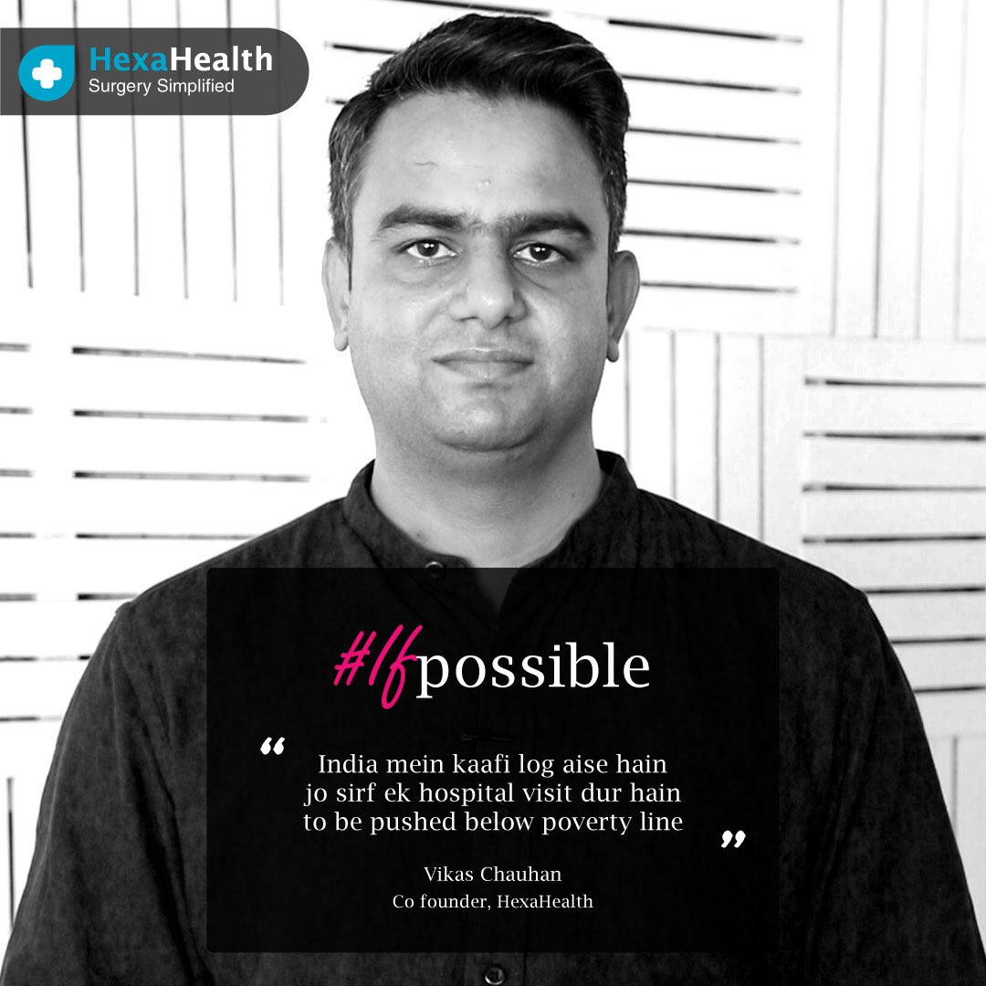 hexahealthlive's tweet photo. HexaHealth Co-founder Vikas Chauhan is doing his bit to help needy patients. #IfPossible, please do yours. Clink the link https://t.co/XttBuhOKRi to know more .  
#HexaHealth #WeCARE #SurgerySimplified #bestsurgeons #crowdfunding #ifpossible #crowdfundingcampaign #gooddeeds https://t.co/R1160kcGYa