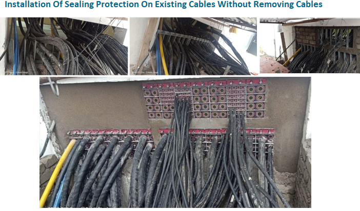 wallmax7's tweet photo. WallMax always delivers to our clients the best wall feed-through solutions. Check the installation on existing cables without removing cables
#WallMax  #CableSeal #CableTransitSolution #CableSealingkit #CableandPipeSealingCompound
https://t.co/ZQTPwWESRX https://t.co/dyk0GNR3me