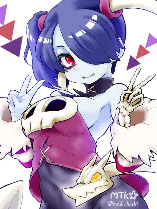 頑張ってスクィグリーを描きました。
#skullgirls #skullgirlsfanart 