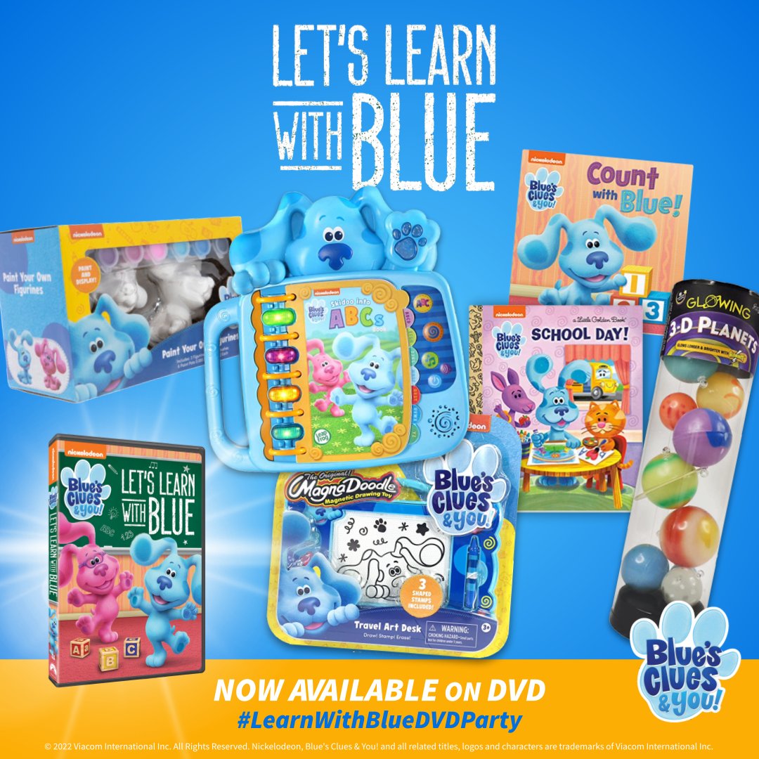 PinkNinjaBlogg's tweet photo. 🐾 TWITTER PARTY ALERT! 🐾

Join US, @2kidsandacoupon, and friends for a #TwitterParty celebrating the release of Blue’s Clues &amp; You! Let’s Learn with Blue TOMORROW, Thursday, 6/2 from 9-10pm EDT. {AD}

Follow #LearnWithBlueDVDParty for all the fun and the chance to #WIN prizes! https://t.co/WqrsfCZ1GC