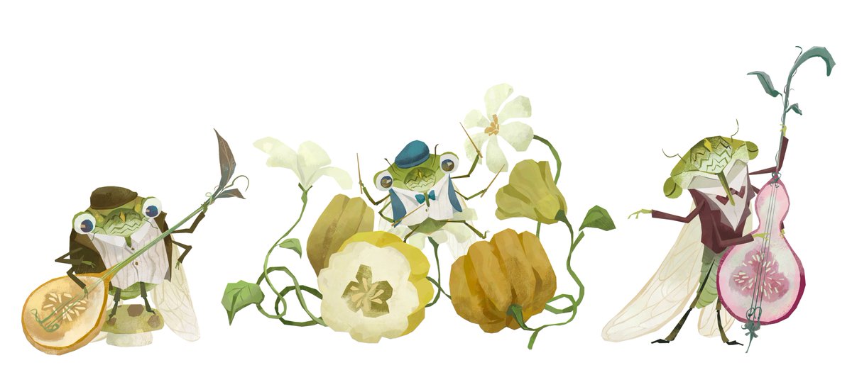 Duyi_Qu's tweet photo. Cicada Band🎵
#characterdesign https://t.co/Ijlh5sCOlQ