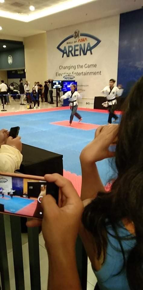 Migs_TheGUIDON's tweet photo. [Mixed Pair Finals]

Ateneo’s duo of Tuzon and Borres concludes their performance with a Shipjin and Taegeuk 8, tallying a score of 8.380.

#UAAPPoomsae https://t.co/g5uM0QZMmB