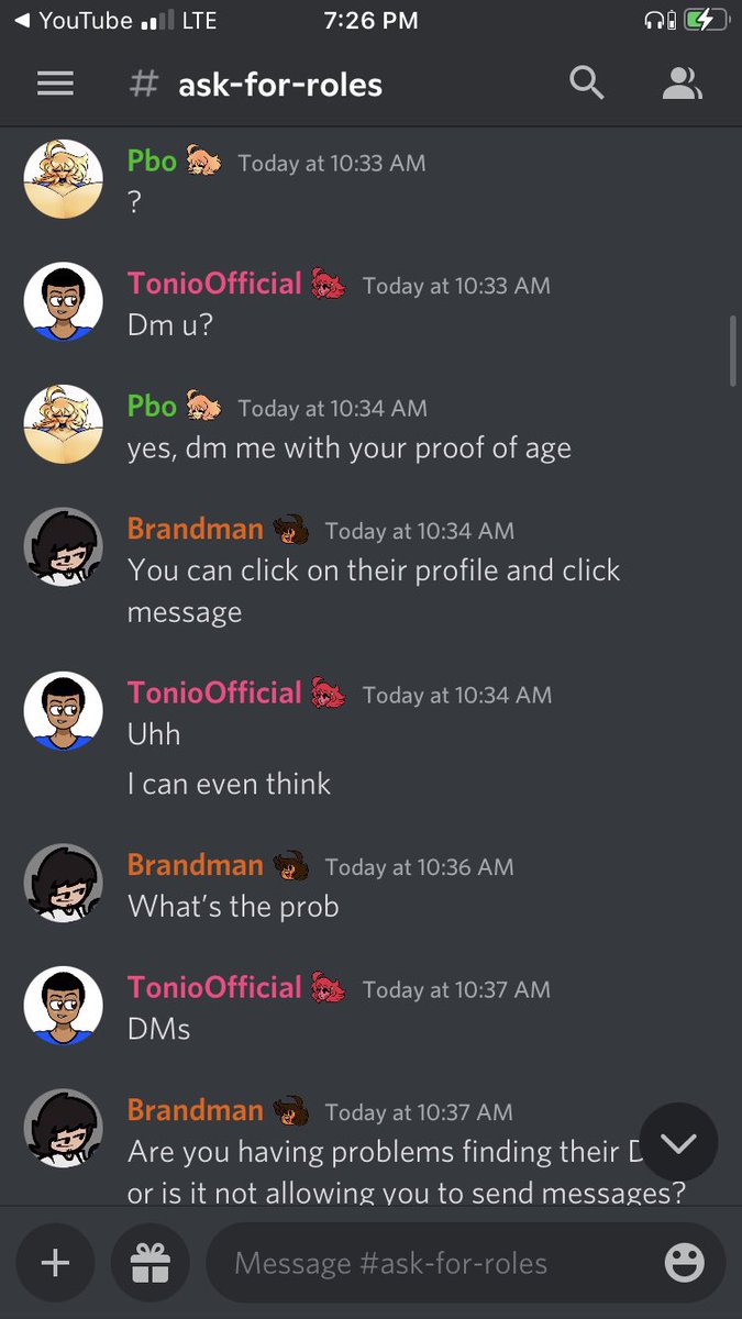 Meggy_Brawl72's tweet photo. @LT_OfficialArt @mania_hope Says the one that has VERY bad grammar AND don’t know how to simply DM someone AND can’t even prove your age, therefore you must be a whiny kid https://t.co/qMkALsHB6U