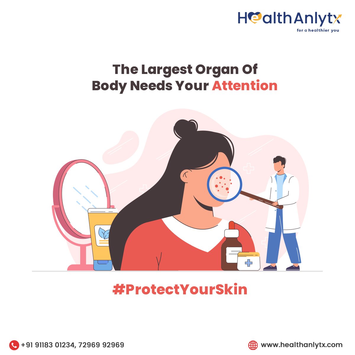 HealthAnlytx's tweet photo. Skin care is often ignored when talking about staying healthy. It's time we shift our focus a little bit towards this too. Want to know more? Comment what tips would you like and we will share relevant information.

#skincare #healthyskin #skincaretips #healthanlytx https://t.co/vucdq2gt2p