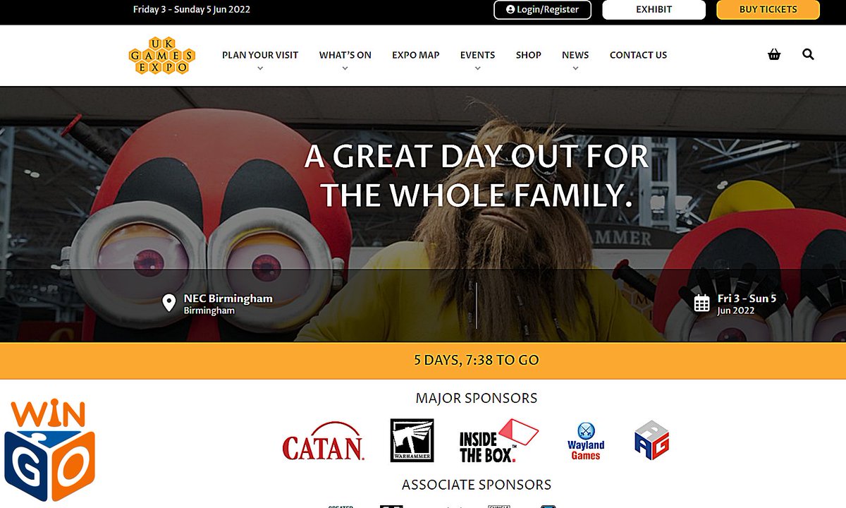 UK Games Expo 2022 ,WinGo Games waiting for you
  #boardgameminiatures #boardgamedesign #boardgame #boardgamer #boardgamedesigners #boardgames #boardgamegeek