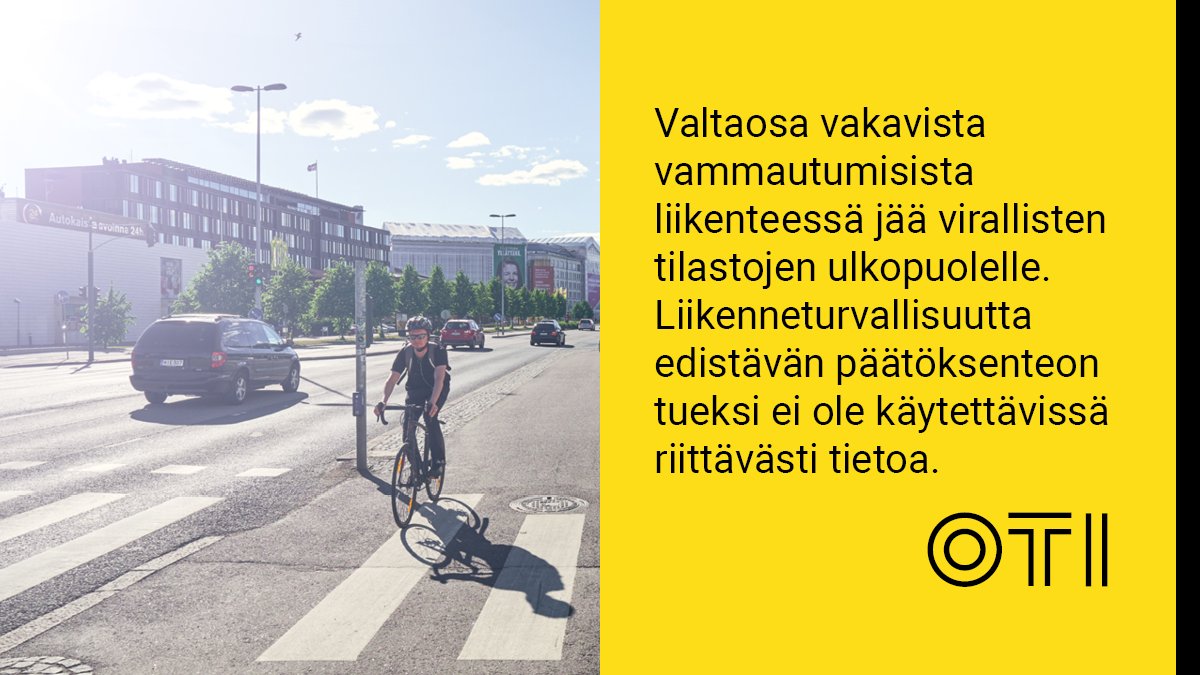 🔶Miksi valtaosa vakavista vammautumisista tieliikenteessä ei näy tilaistoissa?
🔶Miksi pyöräilyonnettomuudet jäävät usein tilastojen ulkopuolelle?
🔶Miksi näiden onnettomuuksien tutkiminen olisi tärkeää?
🔶Mitä OTI on asialle tehnyt?

🔷Vastauksia täältä:
lvk.fi/liikennevakuut…