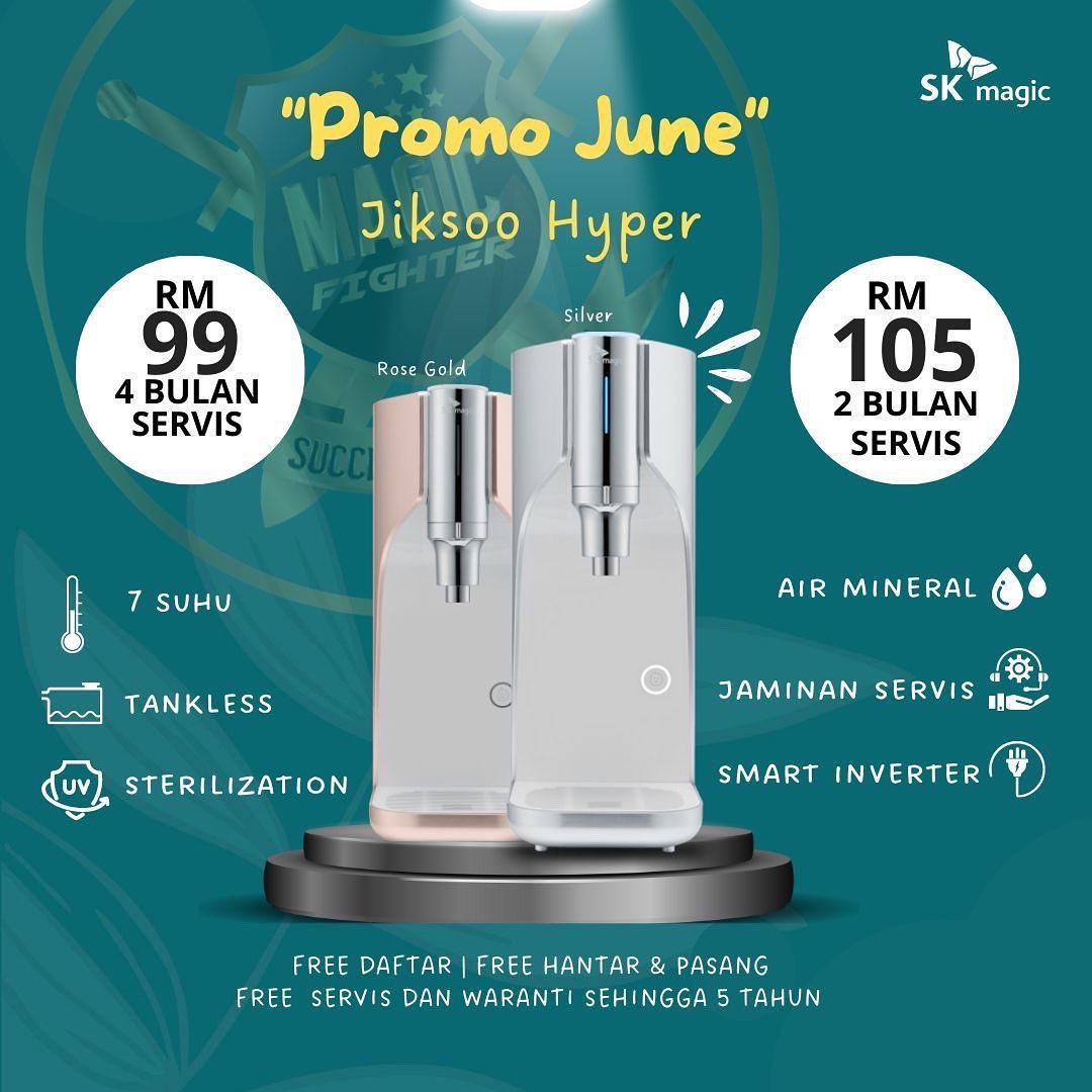 ayunixSKmagic's tweet photo. Pemasangan Percuma
Promosi Penapis Air BAWAH SERATOS buat yg tersayang
Hadiahkan mak &amp; ayah dikampung
Hadiahkan isteri tercinta
Mudahkan kerja dapur untuk orang tersayang
So mana satu pilihan kalbu korang
Picit DM sekarang untuk details okeh!
#jiksoo #skmagic #skmagicmalaysia https://t.co/Hy1bqH7pCK