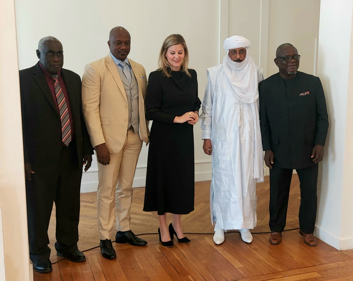 UNDP_Solomons's tweet photo. On the eve of the #WorldJusticeForum, Hon. Rore participated in a Ministerial meeting of the #JusticeActionCoalition underscoring the importance of people-centered justice &amp; a global response to close the justice gap. Organised by @SDG16Plus @DutchMFA @g7plus @TheElders. https://t.co/nNTCndPj1H