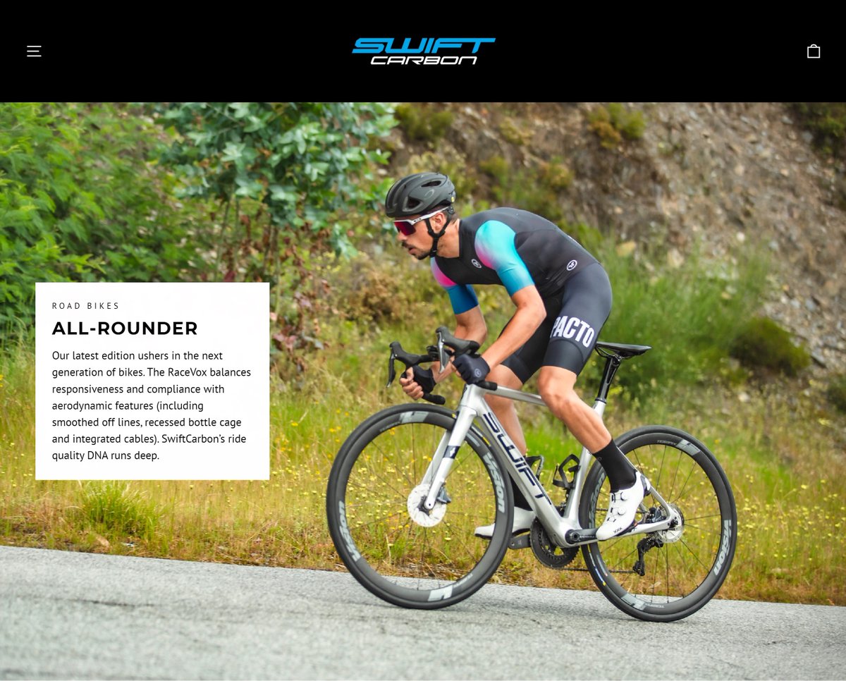 BikesBrands's tweet image. Swift Carbon | GB | swiftcarbon.com 

Road + Triathlon

Do you know this brand? | ¿Conoces esta marca?      
Tu connais cette marque? | Conhece esta marca?

#swiftcarbon #bikes #velos #bicis #bicicletas #cycles @swiftcarbon