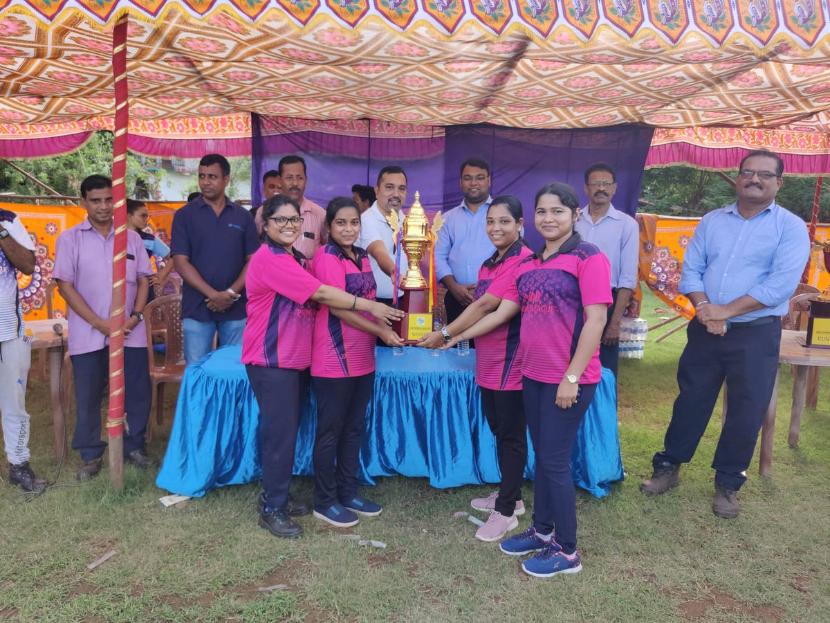 V_I_S_L's tweet photo. VAB (Value Added Business) Premier League recently concluded in full swing at Amona, Goa. Team Sparkles and Team Logistics Warriors emerged as the winners at VAB Premier League in the women's and men's categories respectively. 

#Vedanta #SesaGoa #ValueAddedBusiness #Amona https://t.co/lnYaCwHTbX