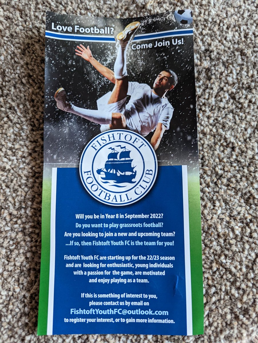 FishtoftYouthFc's tweet image. After a steady flow of interest over the weekend, spaces are filling up nicely now. 
This is great news in preparation for the pre-season friendlies.
Don't hesitate if interested, contact us before it's too late. 
Spread the word.