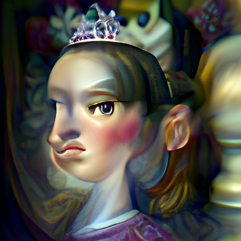 O_T_Human's tweet photo. Portrait of a princess in a full-face pose (#DOXD) #art #artist #artwork #nft #nfts #nftcollector https://t.co/WW8aqiOawn