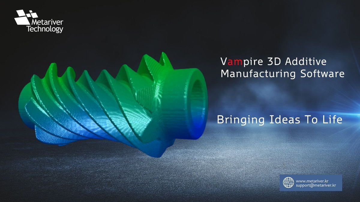 MetariverT's tweet photo. Find your solutions for #additivemanufacturing with vampire™ #3D printing software▶ https://t.co/mCx5UkMuR6
#3Dprinting #Simulation #wormgear #heattransfer #3dmodeling #additivefertigung #thingiverse #additivemfg #3dprinted #designforadditive #3dart #3ddesign #3dprint #3ddruck https://t.co/ouTiTiiGza