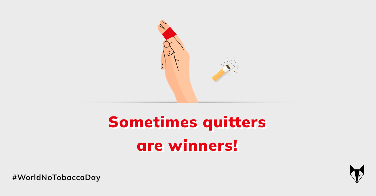 NickelfoxTech's tweet photo. Smoking can harm you, those around you and the environment. Commit to a better life #ForAll.  

#Smokills #WorldNoTobaccoDay https://t.co/CyyFNrzegN