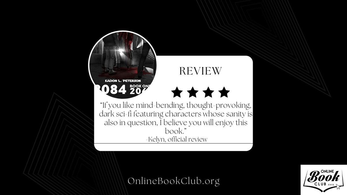 We have a quite likable, if psychotic, anti-hero. He doesn’t want to create a utopia. He wants to destroy it. -Kelyn, official review 

OBC Bookshelves Page: forums.onlinebookclub.org/shelves/book.p…

Kadon L. Peterson: <a href="/February2084/">Kadon L. Peterson</a>

#AntiHero #Psychological #SciFi #Transhumanism #OnlineBookClub