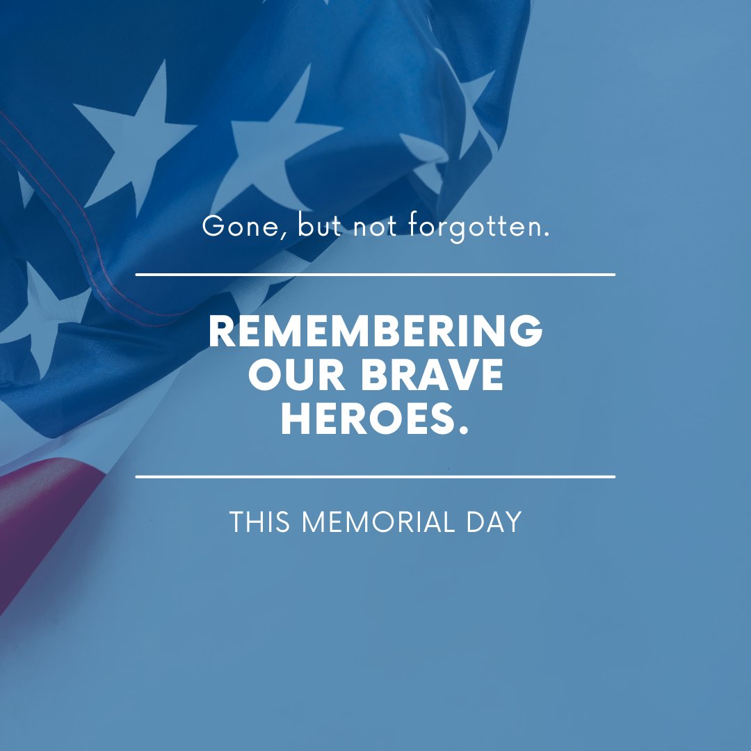 “To those in uniform serving today and to those who have served in the past, we honor you today and every day.” #MemorialDay