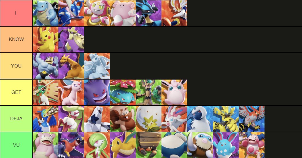 tier list de pokemon｜Pesquisa do TikTok